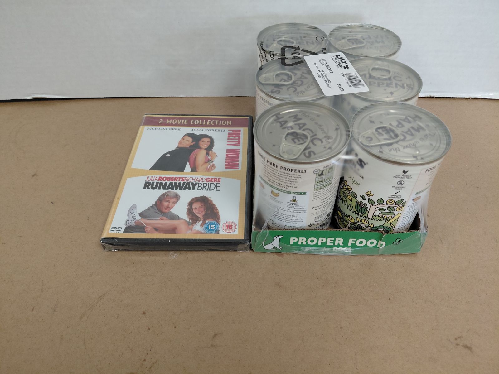 A parcel that went into this box