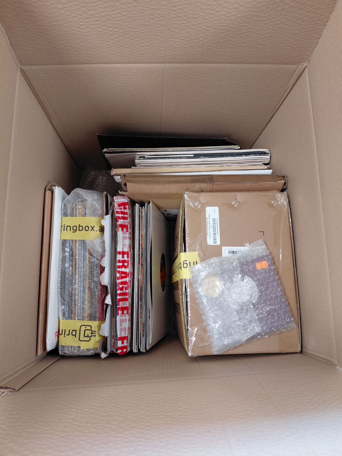 A packed Bringbox going to United Arab Emirates
