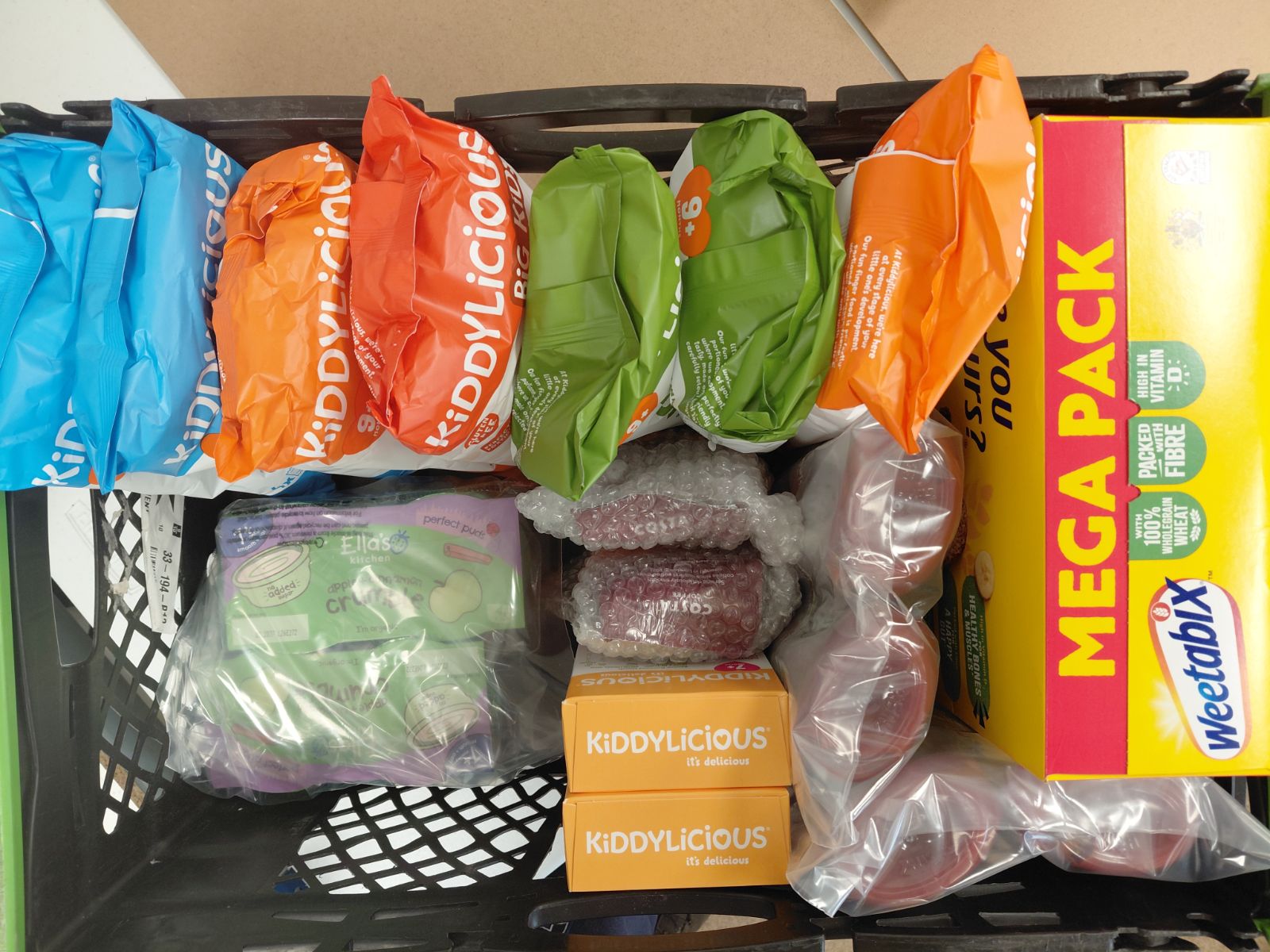 A parcel that went into this box