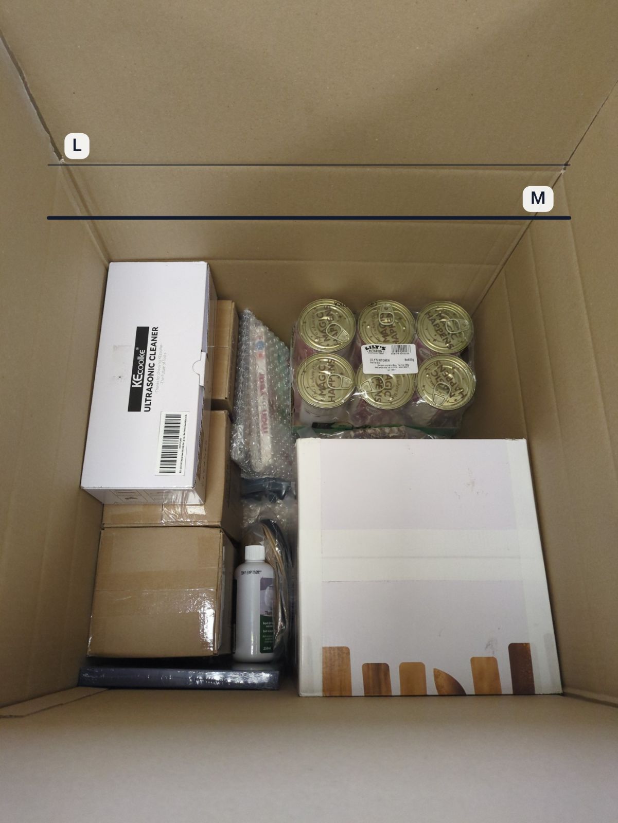 A packed Bringbox going to Qatar