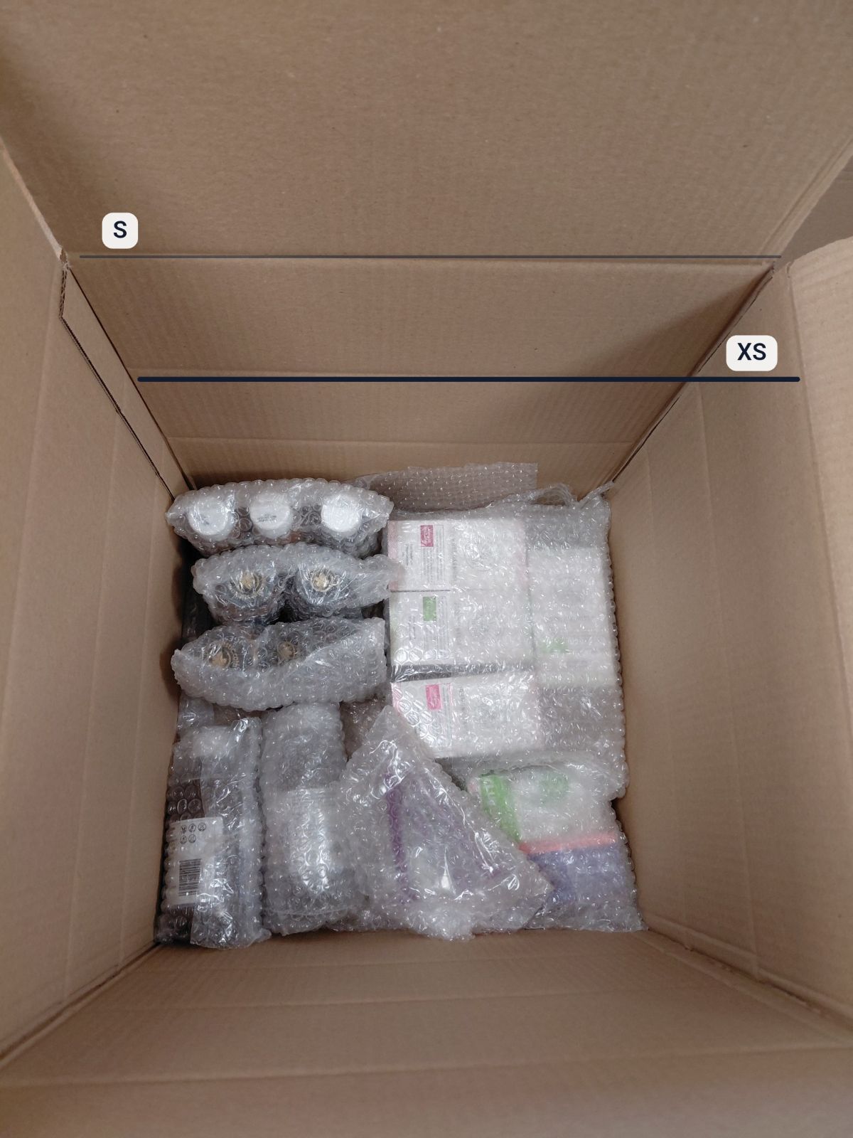 A packed Bringbox going to United Arab Emirates