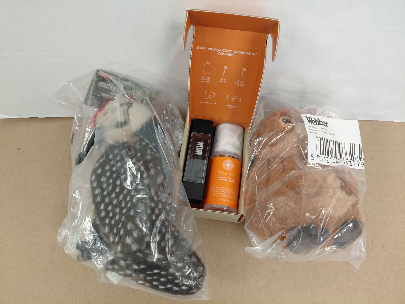 A parcel that went into this box