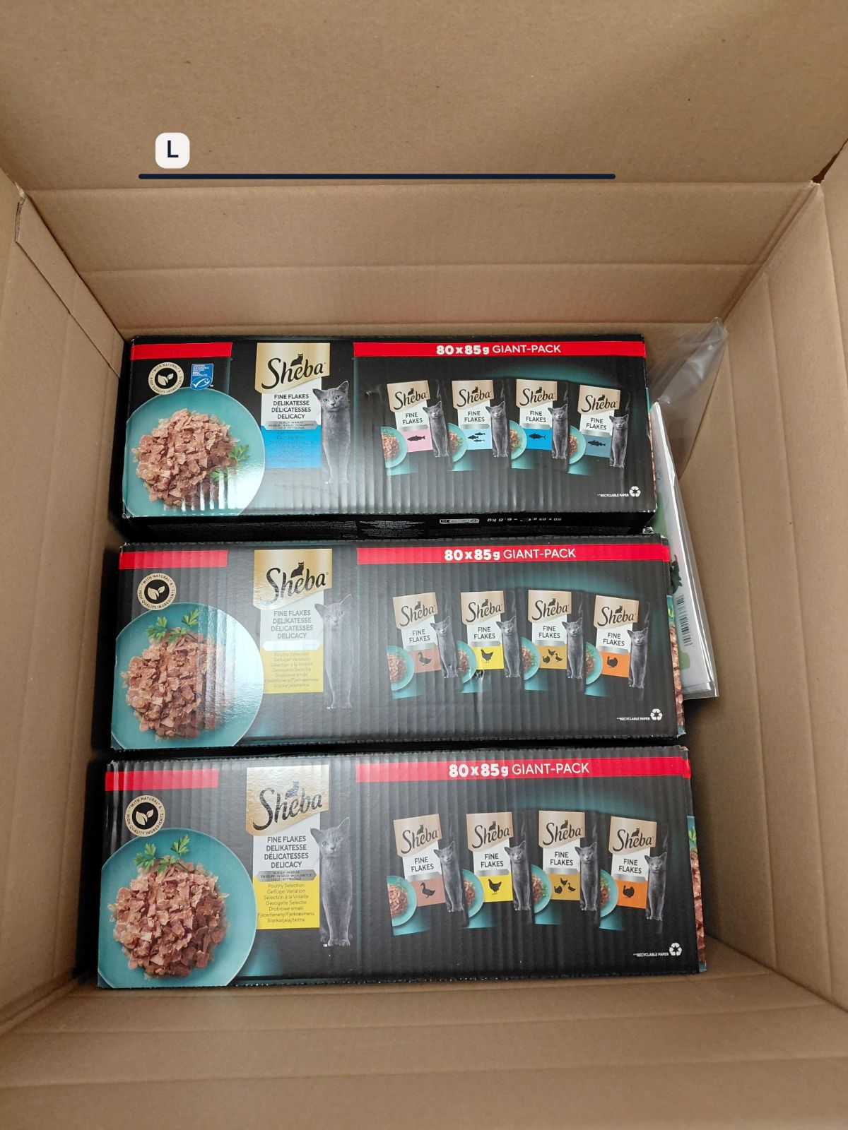 A packed Bringbox going to United Arab Emirates