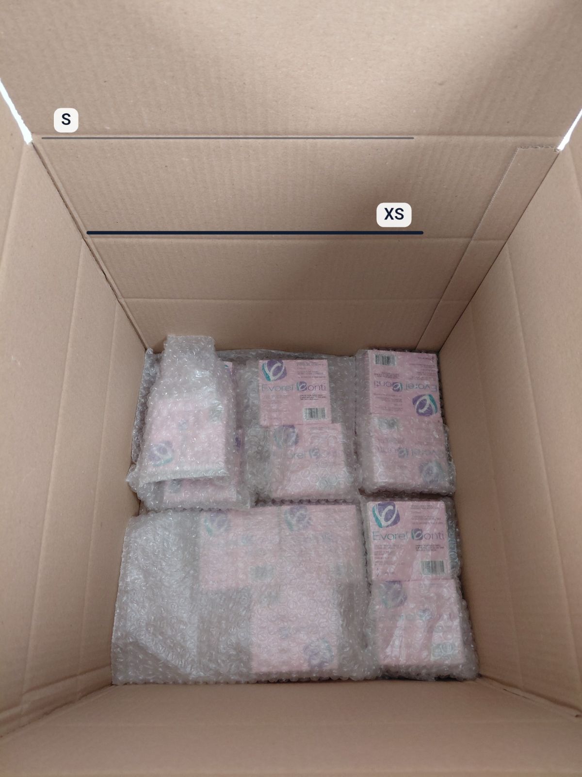 A packed Bringbox going to Saudi Arabia