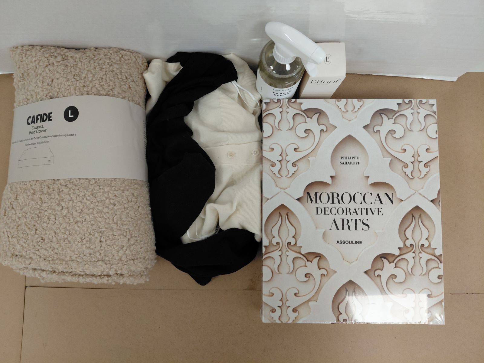 A parcel that went into this box