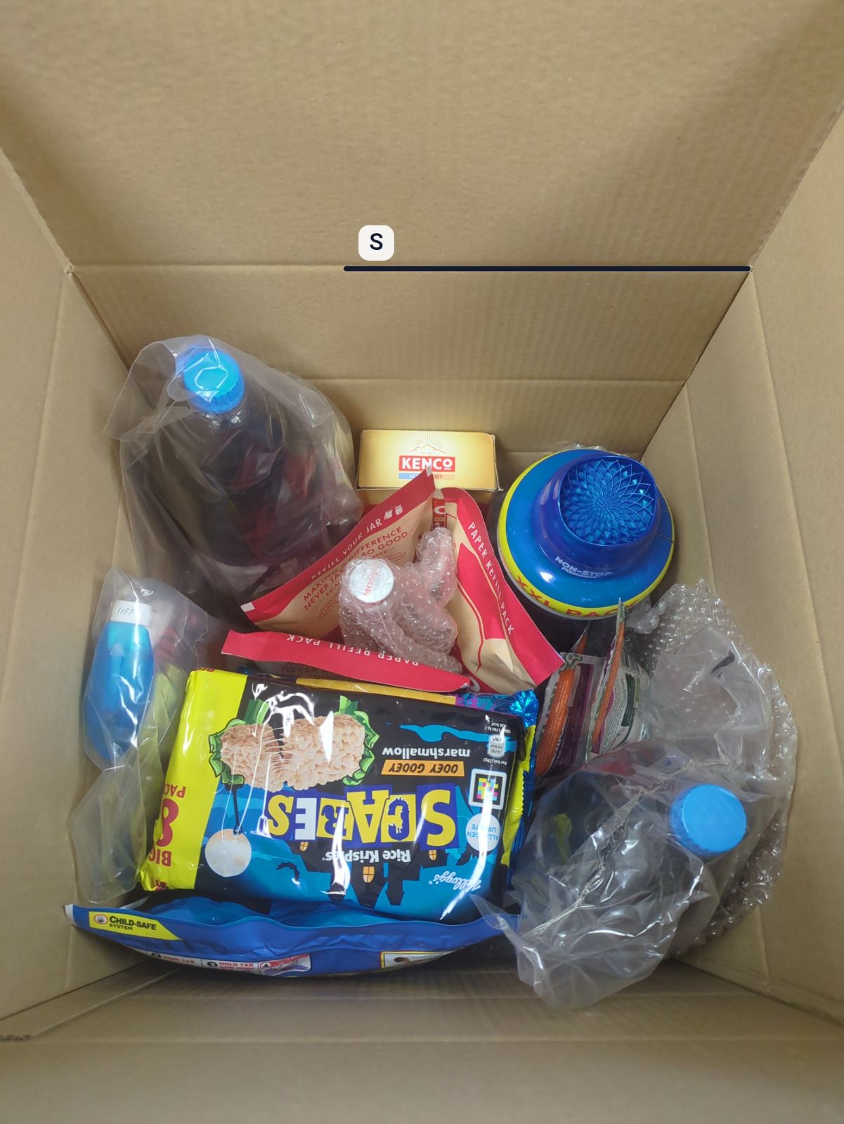 A packed Bringbox going to United Arab Emirates