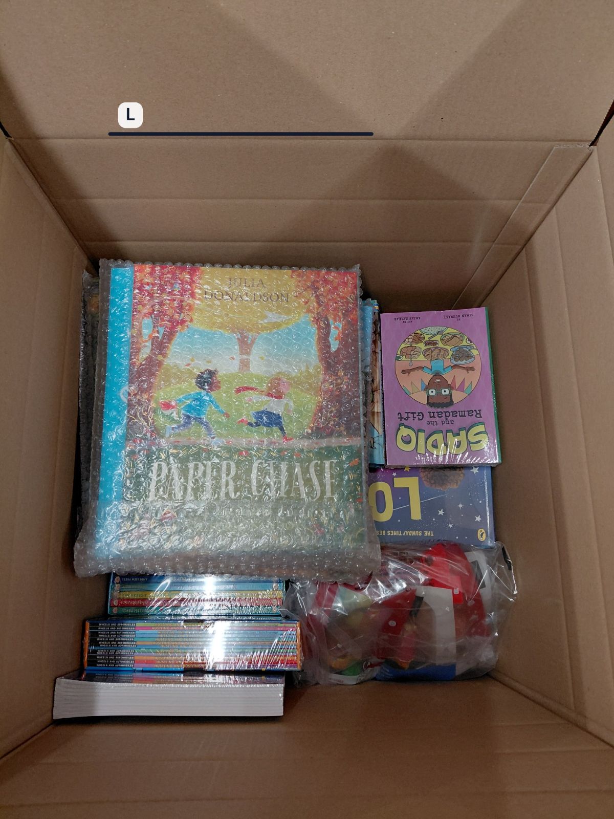 A packed Bringbox going to Qatar