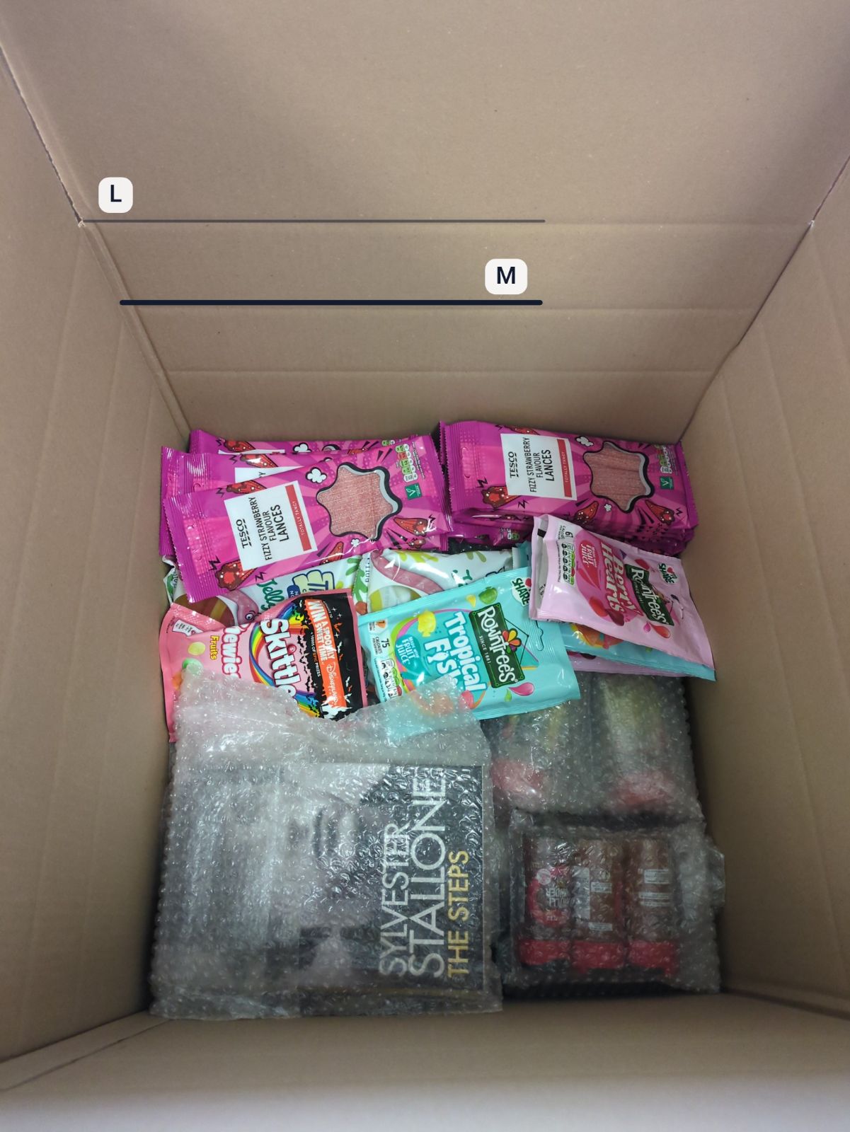 A packed Bringbox going to United Arab Emirates