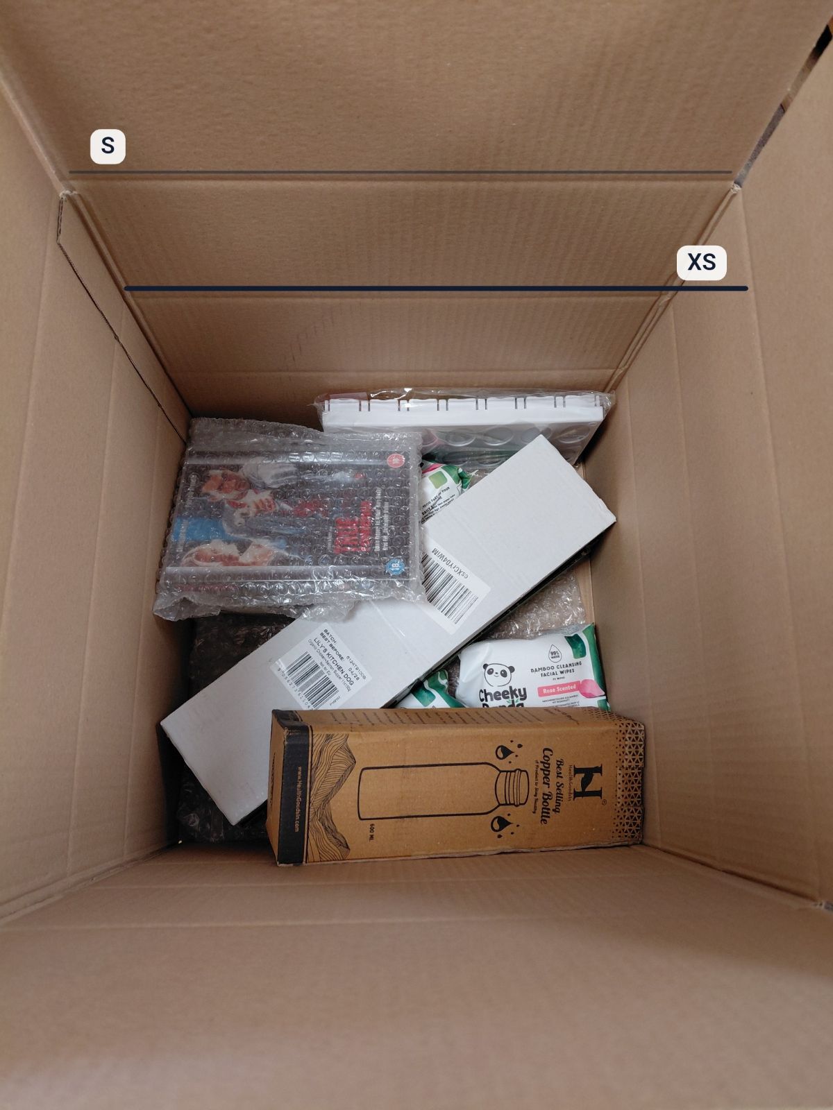 A packed Bringbox going to Qatar