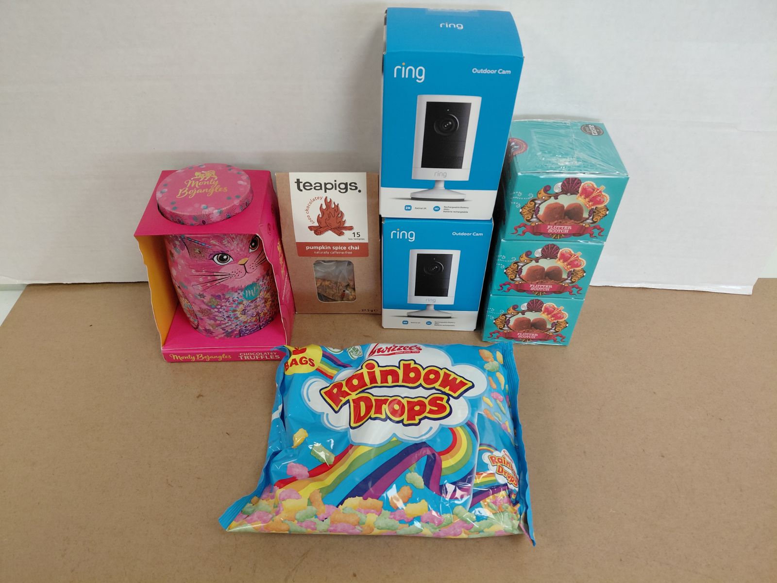A parcel a customer ordered from a UK shop
