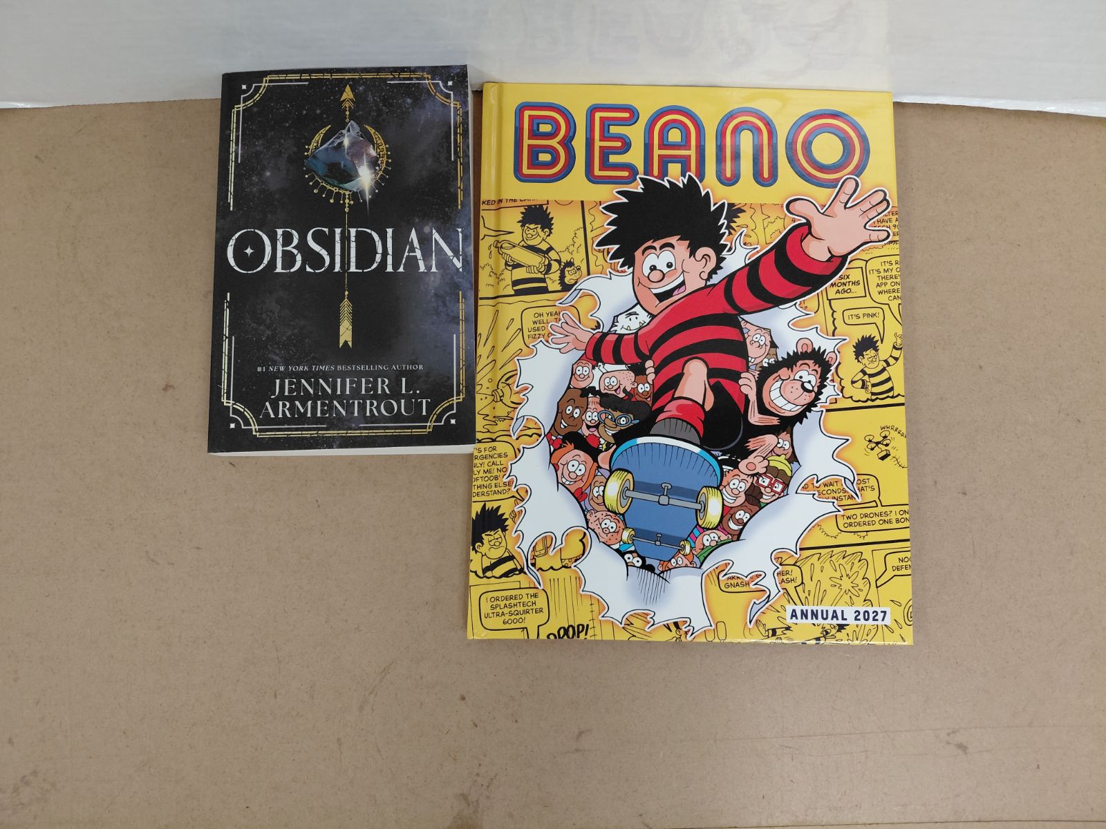 A parcel a customer ordered from a UK shop