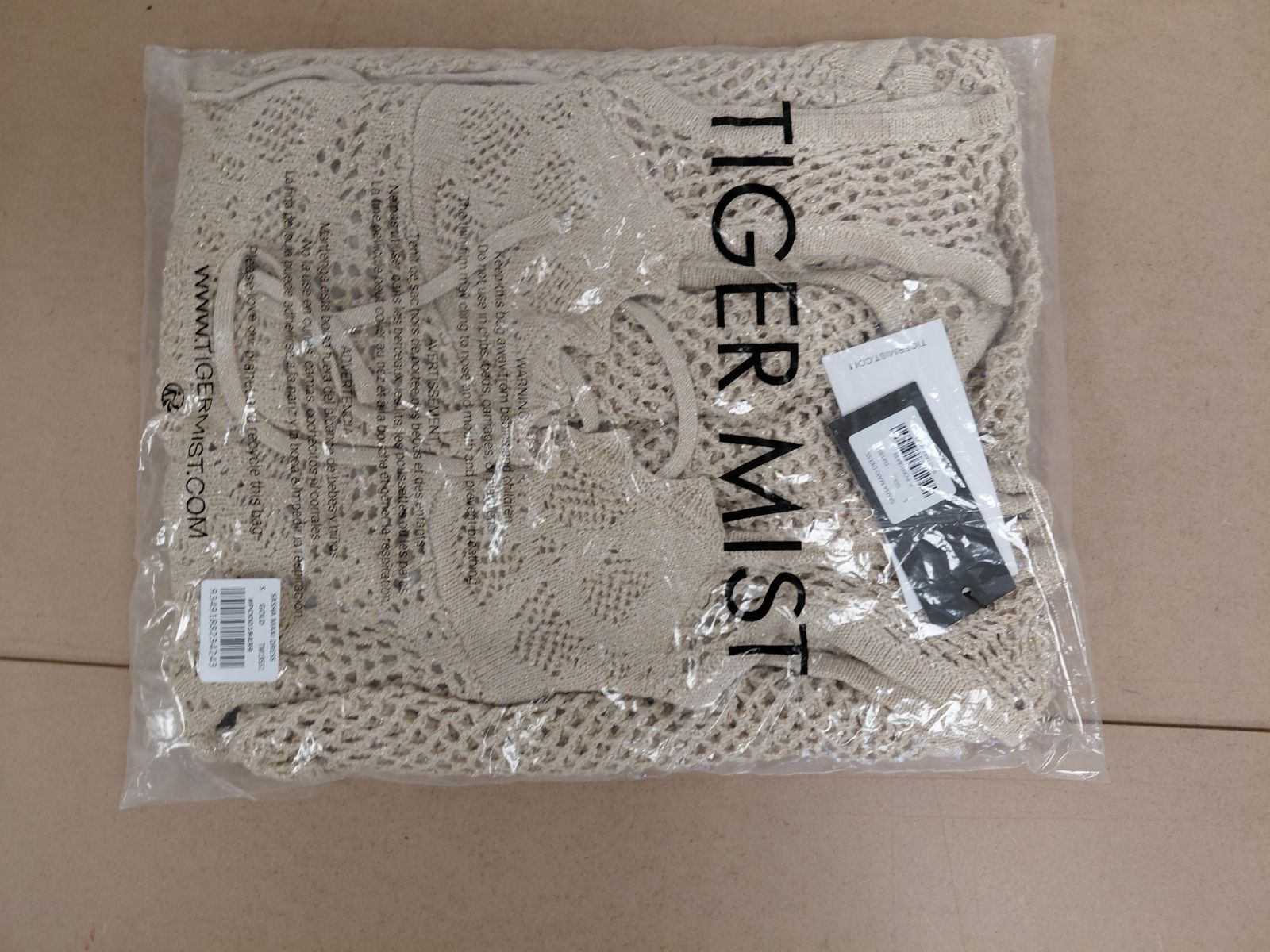 A parcel a customer ordered from a UK shop