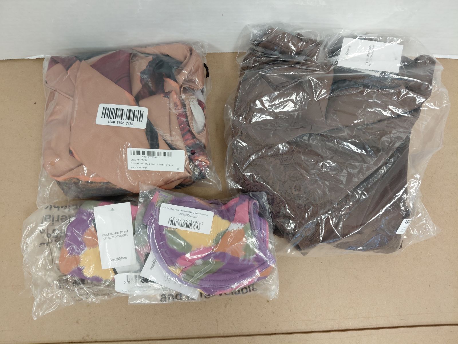 A parcel a customer ordered from a UK shop
